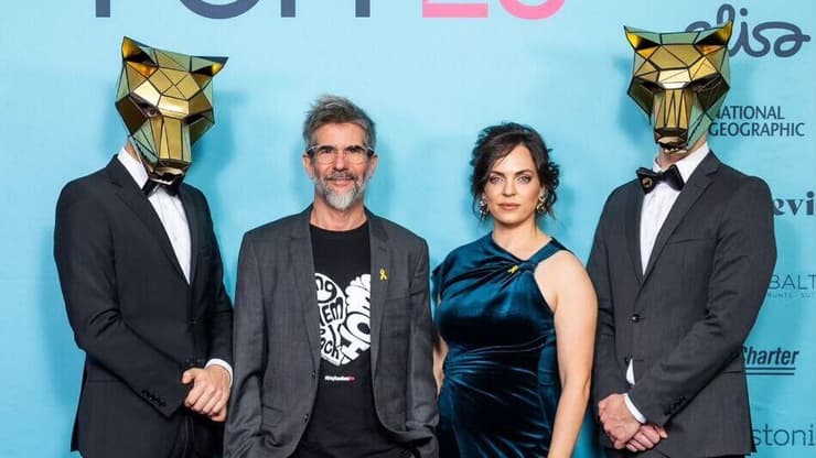 ניר ברגמן ומינדי ארליך (צילום: אדיבות פסטיבל טאלין) ניר ברגמן ומינדי ארליך