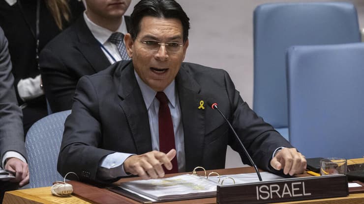  דני דנון נואם דיון מועצת הביטחון של האו"ם 