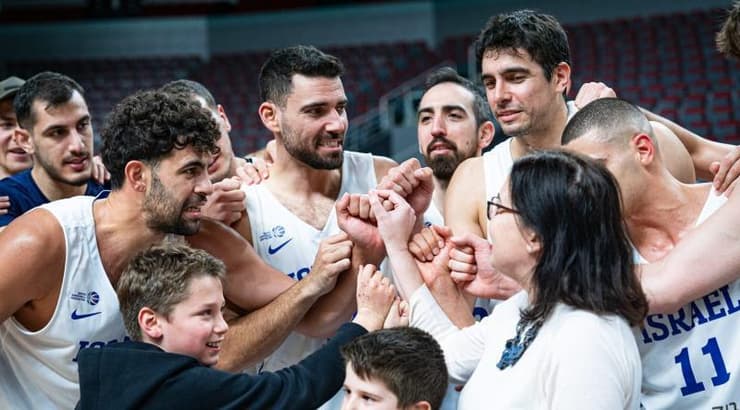 נבחרת ישראל חוגגת