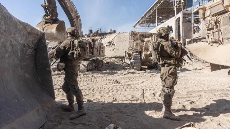 צילום: דובר צה"ל פעילות חטיבת גבעתי ברצועת עזה