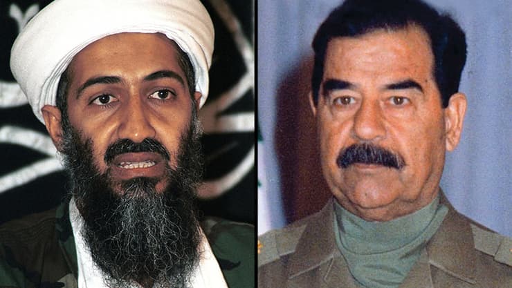 סדאם חוסיין אוסמה בן לאדן