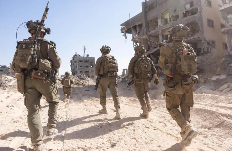 לוחמי גבעתי ברצועת עזה (צילום: דובר צה"ל) פעילות חטיבת גבעתי ברצועת עזה