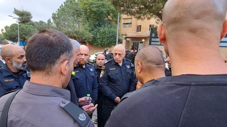 זירת האירוע בשכונת פסגת זאב שבירושלים