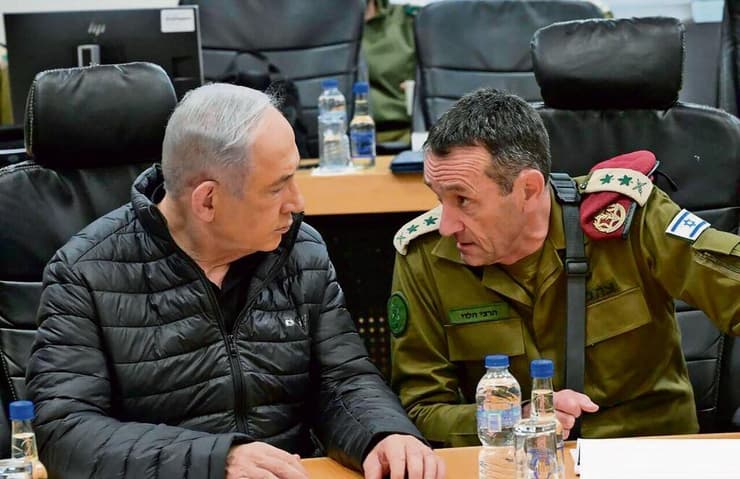 בנימין נתניהו והרצי הלוי (צילום: עמוס בן גרשום, לע"מ) בנימין נתניהו והרצי הלוי