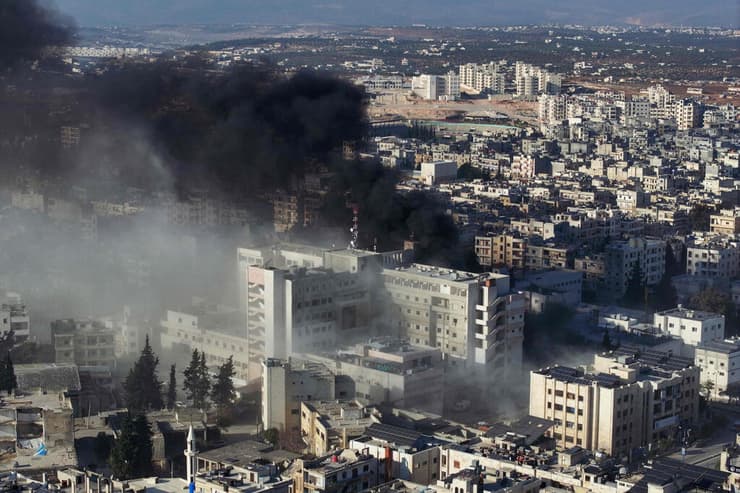 נזקי הלחימה ב אידליב סוריה 
