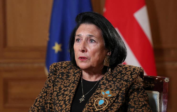 נשיאת גאורגיה סלומה זורבישווילי