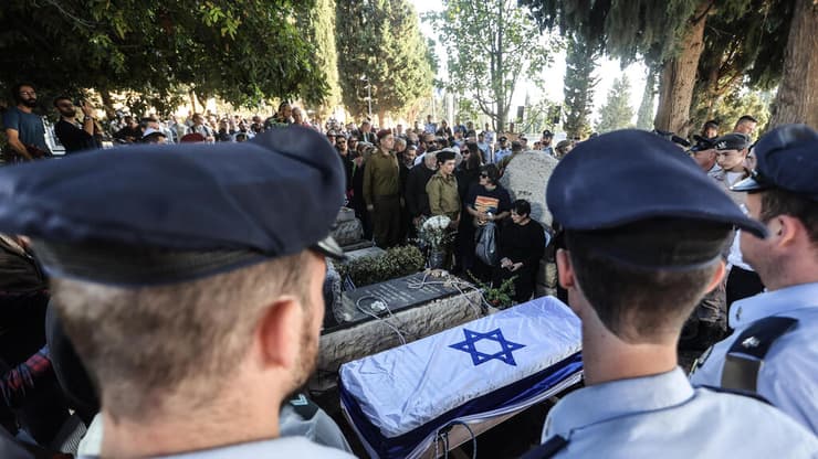 "לעד נזכור את הרוח שלך ואת המורשת שהשארת" (צילום: גיל נחושתן) הלוויתו של רס״ן במיל אסף דגן ז״ל