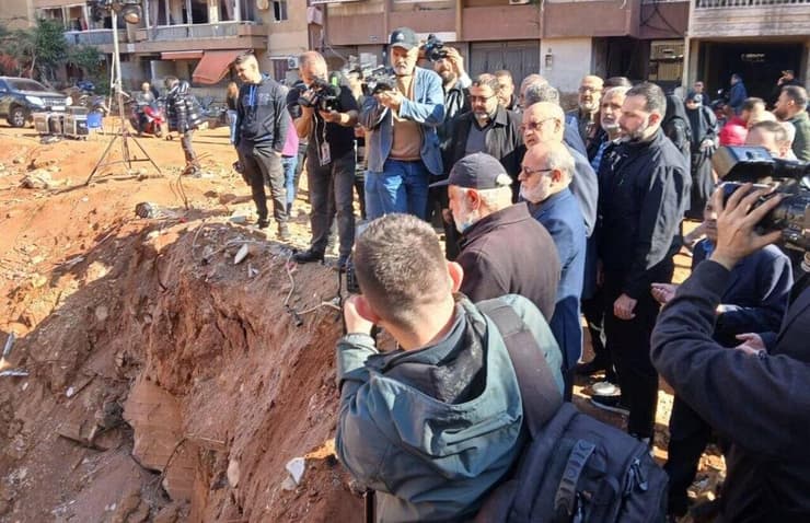 מוג'תבא אמאני, שגריר איראן בלבנון, הגיע למקום חיסולו של נסראללה בדאחייה