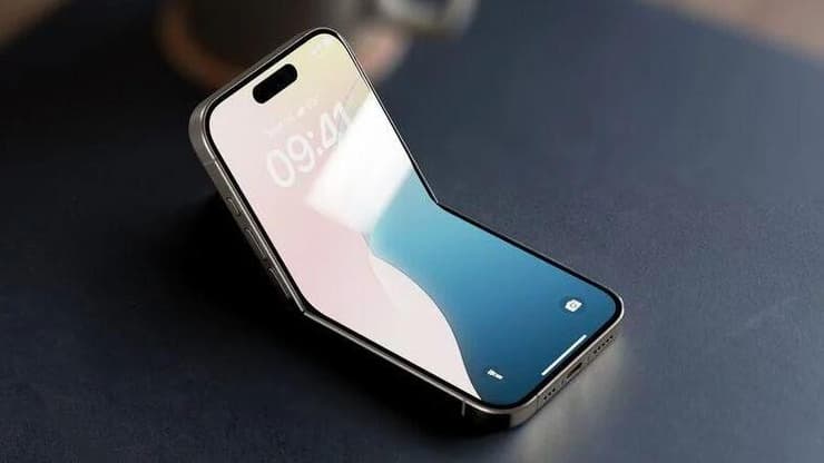 האם כך יראה האייפון המתקפל הראשון? אילוסטרציה