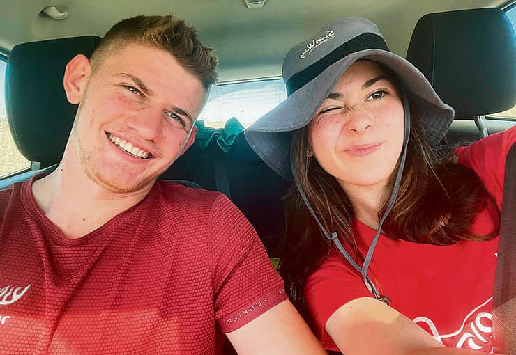 “אהבה גדולה". איתן אוסטר וחברתו נעם (צילום: באדיבות המשפחה) yk14173069