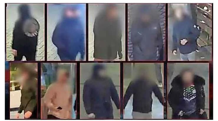 תמונות החשודים כפי שהוצגו בסדרת הטלוויזיה