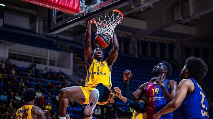 שוב בסגל של מכבי ת"א. הורד (צילום: Djordje Kostic) ג'יילן הורד