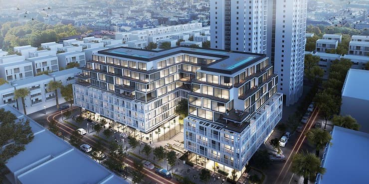 הדמיית מלון באזל בצפון הישן של תל אביב