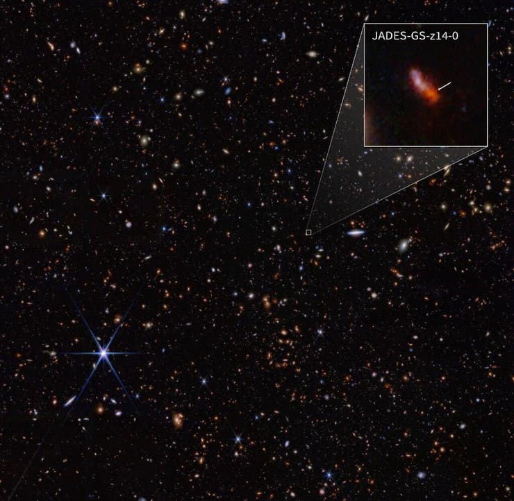 JADES-GS-z14-0 - הגלקסיה המוקדמת ביותר כיום 