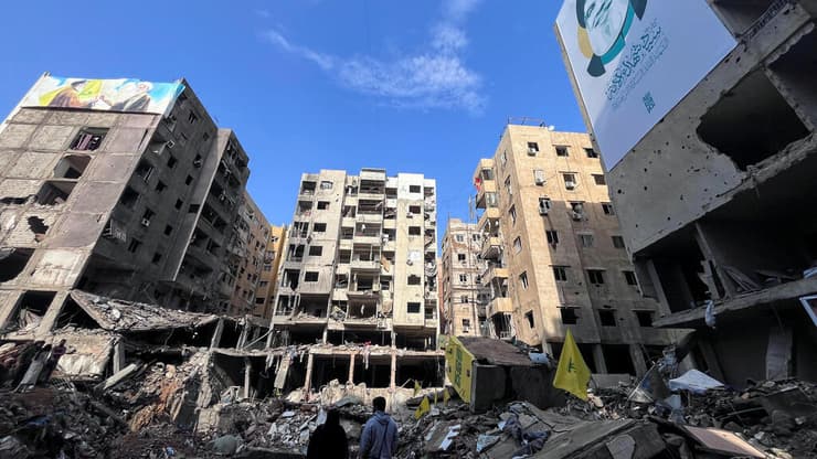 מקום חיסולו של נסראללה בדאחייה