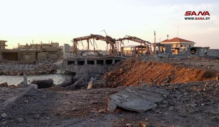 נזקי התקיפה הישראלית במעבר אל-ערידה