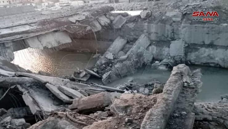 נזקי תקיפה ישראלית במעבר אל-ערידה נזקי התקיפה הישראלית במעבר אל-ערידה