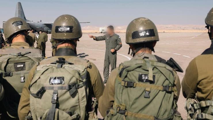 תיעוד מהטסת כוחות צה"ל במסגרת תרגיל מטכ"לי