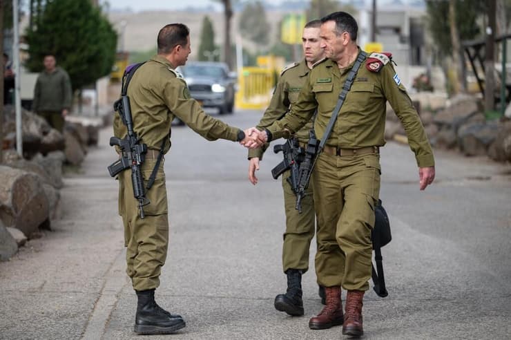 הרמטכ״ל הרצי הלוי בגבול סוריה