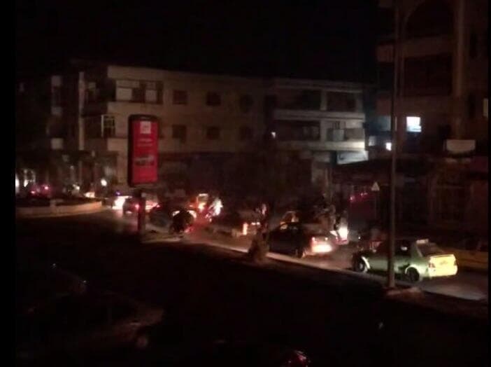 שיירה של צבא אסד עוזבת את חומס