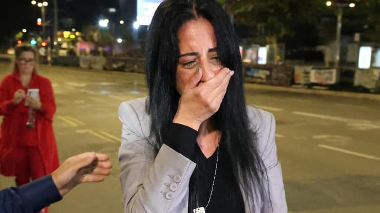 עינב צנגאוקר מגיעה לשער בגין אחרי פרסום סרטון אות החיים של מתן מהשבי