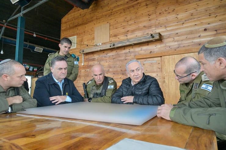 ראש הממשלה נתניהו סמוך לגבול סוריה