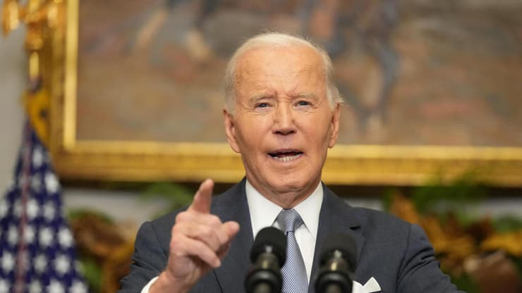 נשיא ארה"ב ג'ו ביידן (צילום: REUTERS/Ken Cedeno) נשיא ארה"ב ג'ו ביידן