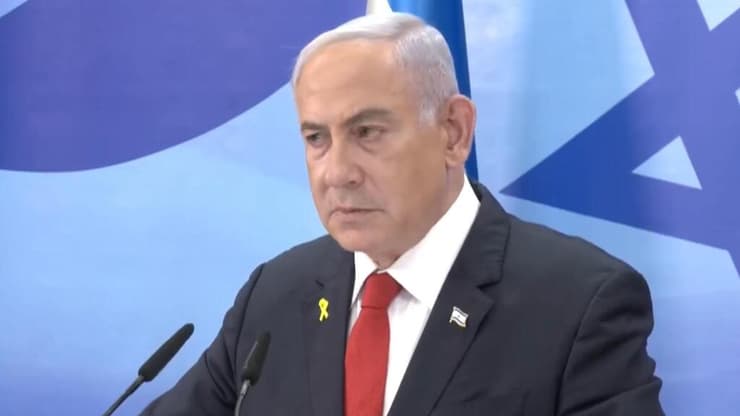 ראש הממשלה בנימין נתניהו בעת נאומו