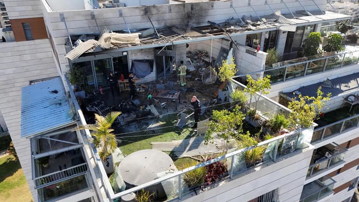 הנזק במרפסת ביבנה