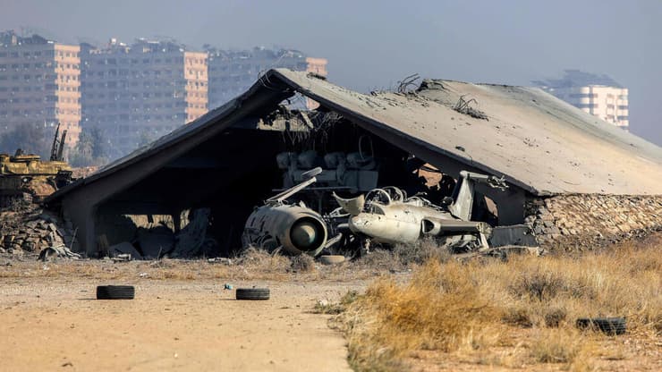 נזקי התקיפה בסוריה