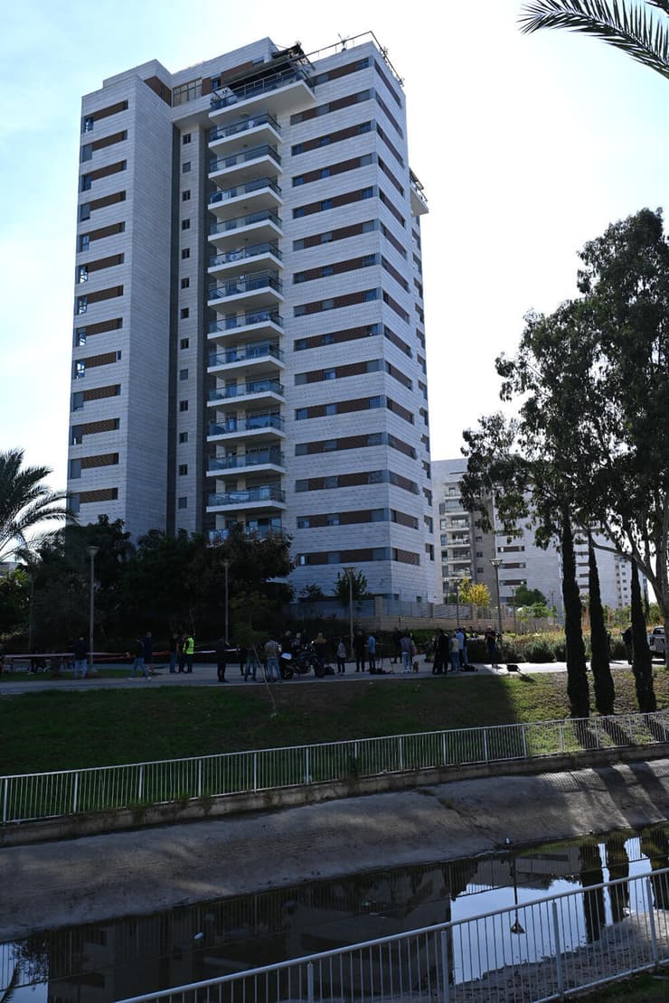 זירת פגיעת הכטב"ם ביבנה