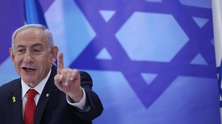 נתניהו תקף את הכתבים, וגיבה את אנשי לשכתו: "כמה פייק אפשר להמציא!" (צילום: יונתן זינדל/פלאש90) בנימין נתניהו