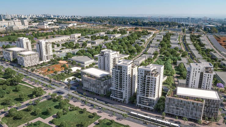 הדמיה של פרויקט חדש ביהוד מונסון 