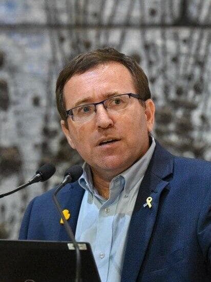 פרופ' חגי לוין בבית הנשיא