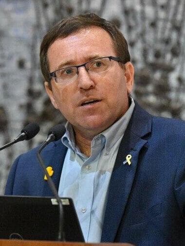 פרופ' חגי לוין בבית הנשיא