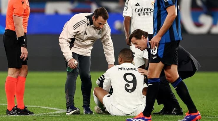 קיליאן אמבפה על הדשא. רגעים של חרדה בריאל מדריד