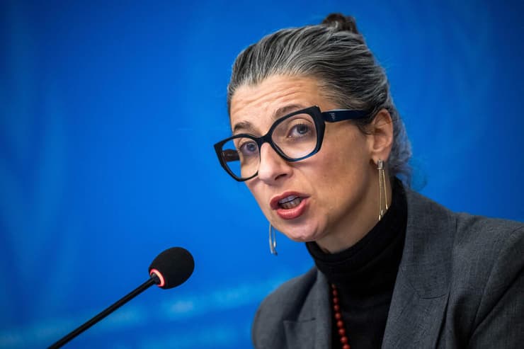 פרנצ'סקה אלבנזה. עודדה להמשיך בהתקוממות נגד ישראל (צילום: Fabrice Coffrini / AFP) פרנצ'סקה אלבנזה