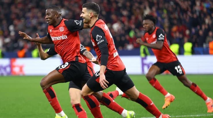 שחקני באייר לברקוזן בטירוף עם נורדי מוקיאלה