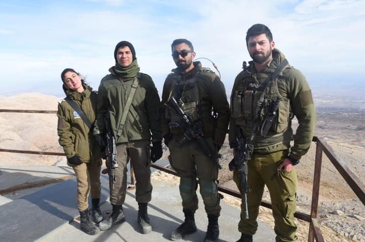 סיור עם דו"צ במצפה השלגים וריאיון עם מ״פ שריון מגדוד 74, חטיבה 188