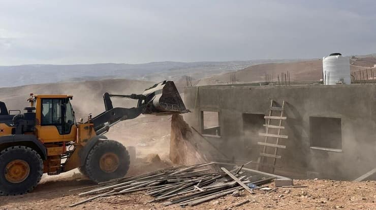 פעילות אכיפה נרחבת נגד 7 רכיבי בינוי שהוקמו בתחומי השמורה ההסכמית שטח B שבמרחב עציון