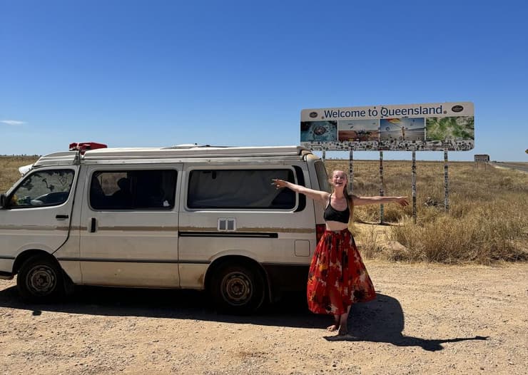 לקראת סיום ההקפה בחזרה לסטייט קווינסלנד