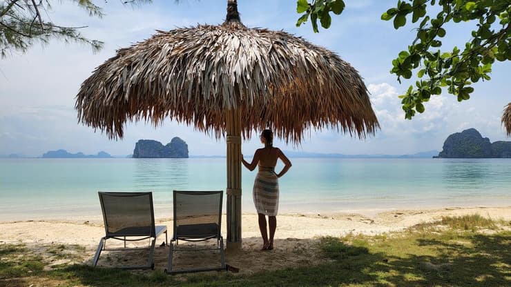 אליה מרגישה בבית באי נאי (צילום באדיבות אליה וינברג) האי נאי