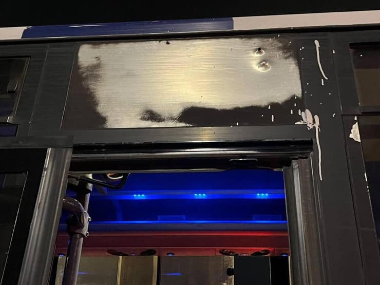 האוטובוס שנפגע מהירי חשד לפיגוע ירי בירושלים