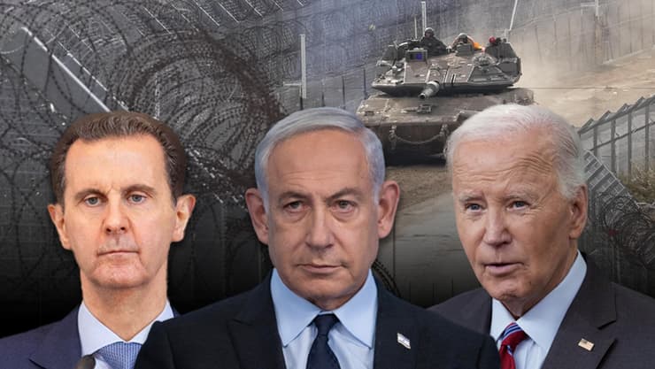 ג'ו ביידן, בנימין נתניהו ובשאר אסד (צילום: אלכס קולומויסקי, AAREF WATAD/AFP, AP) בנימין נתניהו בשאר אל אסד ג'ו ביידן