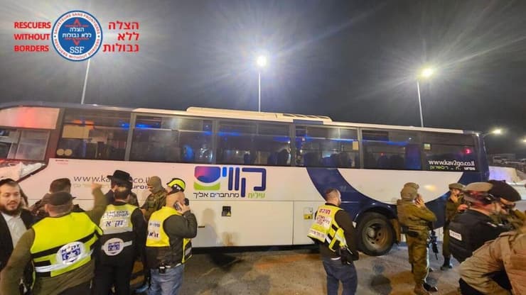זירת הפיגוע חשד לפיגוע ירי בירושלים