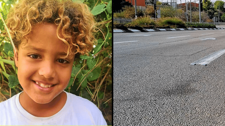 הצומת שבה נדרס ימהרן. "לא משנה מה יעשו, אין נחמה" (צילום: רועי עידן) זירת הדריסה בערד