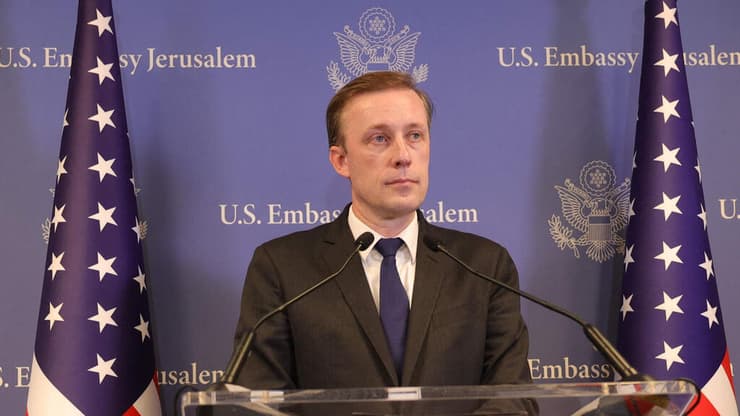 מסיבת עיתונאים עם היועץ האמריקאי לביטחון לאומי ג'ייק סאליבן