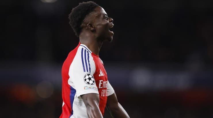 בוקאיו סאקה חוגג (רויטרס) בוקאיו סאקה חוגג