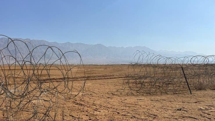 גדר פרוצה בגבול ירדן 