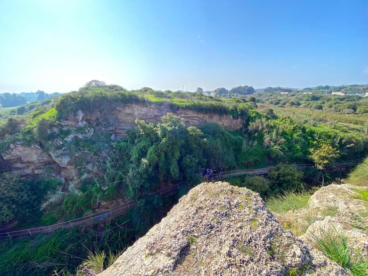 הפירצה ברכס הכורכר בשמורת אודים